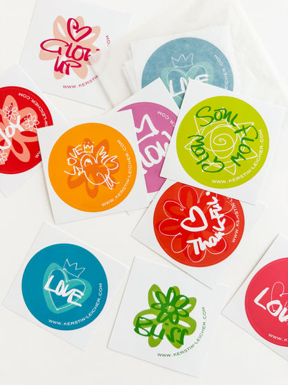 Circle Art.Stickers | Edition "Glow" - Kerstin Leicher ART