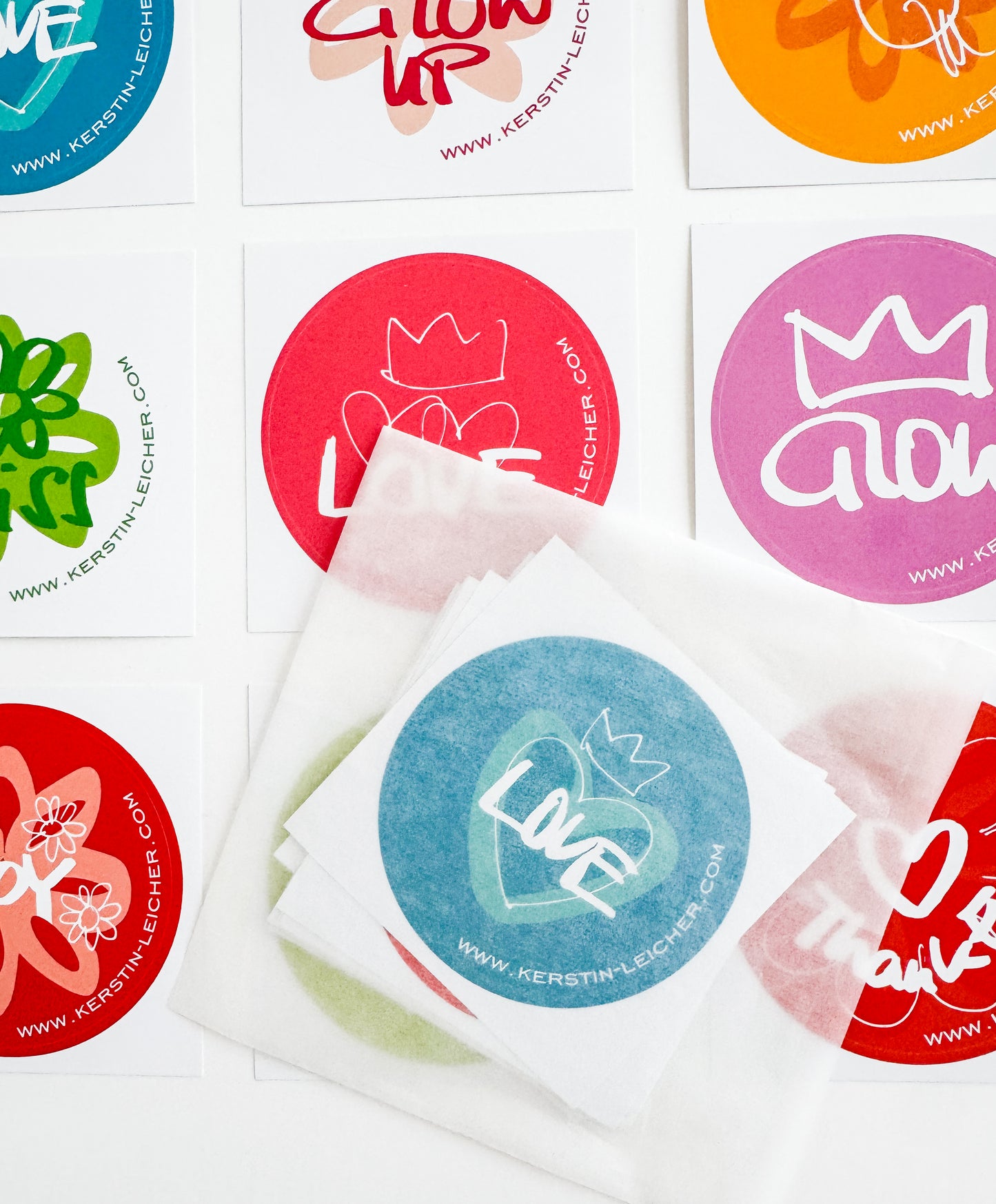 Circle Art.Stickers | Edition "Glow" - Kerstin Leicher ART