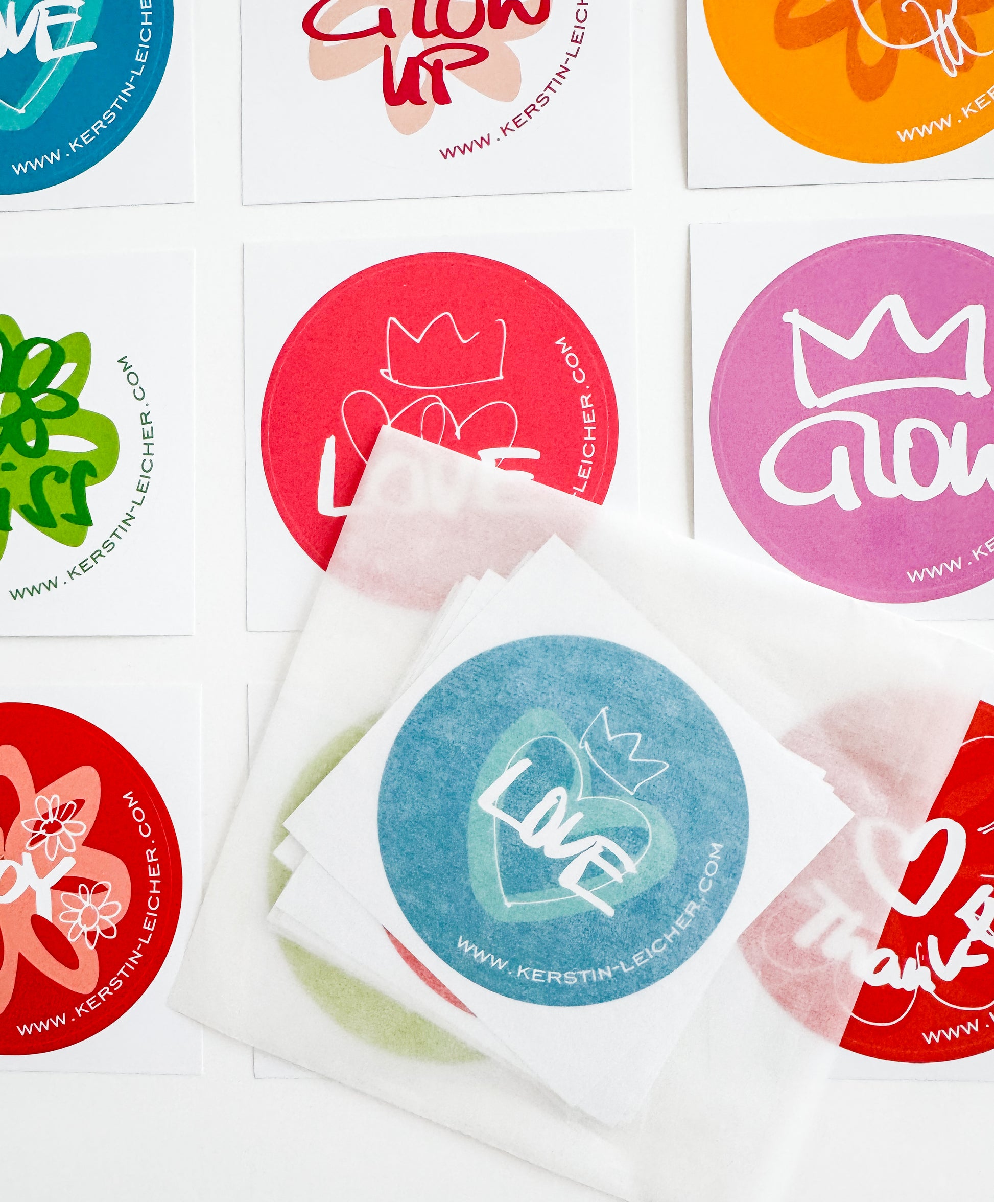 Circle Art.Stickers | Edition "Glow" - Kerstin Leicher ART